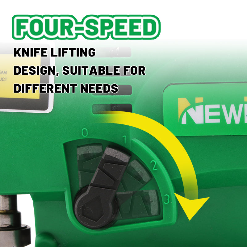 NEWBEAT 550W Jigsaw for Wood & Metal, Variable Speed Electric Jig Saw (0-3000 SPM), 80mm Wood / 55mm Iron Cutting, Power Tool Kit with Blades & Accessories